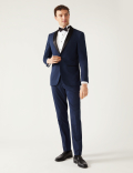 Navy Slim Fit Tuxedo Jacket