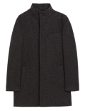 Funnel Neck Overcoat