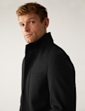 Funnel Neck Overcoat