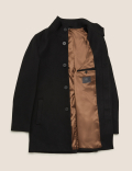 Funnel Neck Overcoat