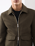 Wool Rich Bomber Jacket