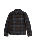 Checked Button-through Jacket