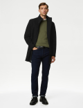 Funnel Neck Coat
