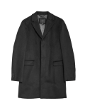 Wool Blend Revere Coat
