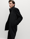 Funnel Neck Overcoat