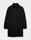 Funnel Neck Overcoat