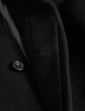 Wool Rich Overcoat with Cashmere