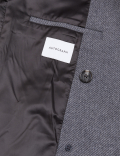 Wool Blend Double Breasted Overcoat