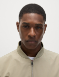 Plain Band Collar Jacket