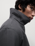 Canvas Trucker Utility Jacket