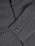 Canvas Trucker Utility Jacket