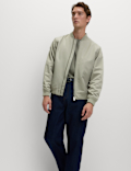 Satin Bomber Jacket