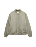 Satin Bomber Jacket