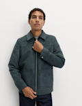 Faux Suede Chore Jacket