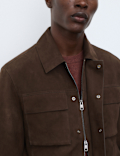 Suede Trucker Jacket