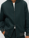 Zip-Up Bomber Jacket