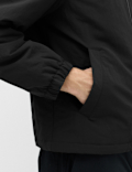 Zip Through Padded Harrington Jacket
