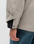 Borg Lined Denim Barn Jacket