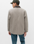 Borg Lined Denim Barn Jacket