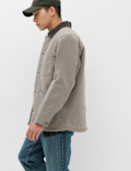 Borg Lined Denim Barn Jacket