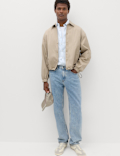 Cotton Blend Coach Jacket