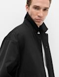 Cotton Blend Coach Jacket