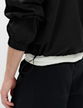 Cotton Blend Coach Jacket