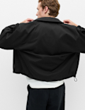 Cotton Blend Coach Jacket