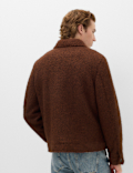 Boucl&eacute; Zip Through Jacket