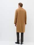 Wool Blend Revere Coat