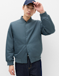 Satin Bomber Jacket