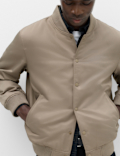 Satin Bomber Jacket