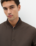 Satin Bomber Jacket