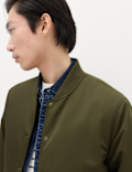 Satin Bomber Jacket