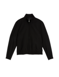 Funnel Neck Stretch Bomber Jacket