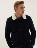 Pure Cotton Cord Trucker Jacket