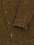 Pure Cotton Utility Borg Lined Jacket