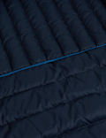 Pure Polyamide Plain High Neck Jacket