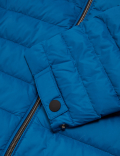 Pure Polyamide Plain High Neck Jacket