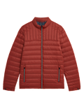 Pure Polyamide Plain High Neck Jacket