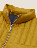 Pure Polyamide Plain High Neck Jacket