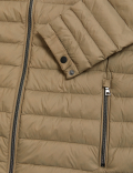 Pure Polyamide Plain High Neck Jacket