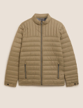 Pure Polyamide Plain High Neck Jacket