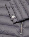 Pure Polyamide Plain High Neck Jacket