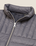 Pure Polyamide Plain High Neck Jacket