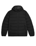 Hooded Feather and Down Puffer Jacket