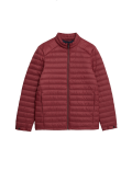 Zip Up Solid Puffed Jacket