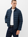 Feather and Down Packaway Puffer Jacket