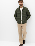 Feather and Down Packaway Puffer Jacket