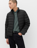 Feather and Down Packaway Puffer Jacket